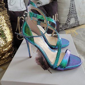 Jessica Simpson Rayli2 Strappy Heeled Sandals Size 5 1/2 US NEW!